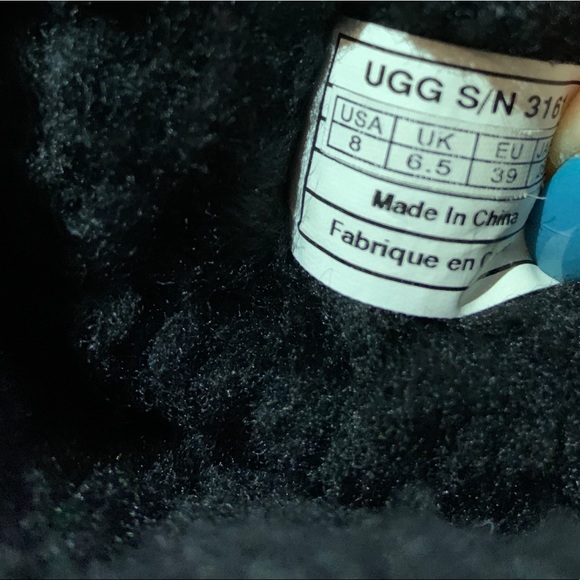 Black Sparkly Uggs - Picture 3 of 3